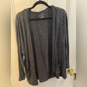 Aerie Soft & Sexy Plush Gray Cardigan